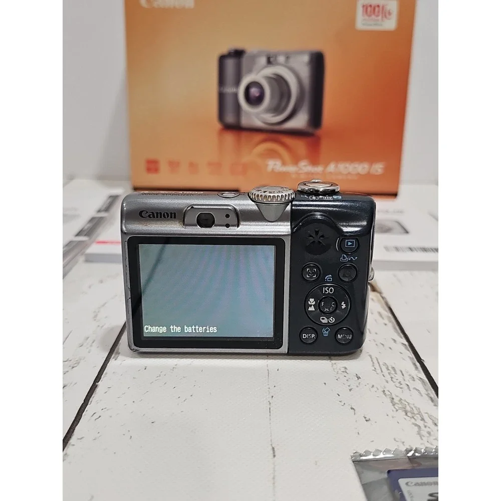 Canon PowerShot A1000 IS 10.0MP Digital Camera - Gray